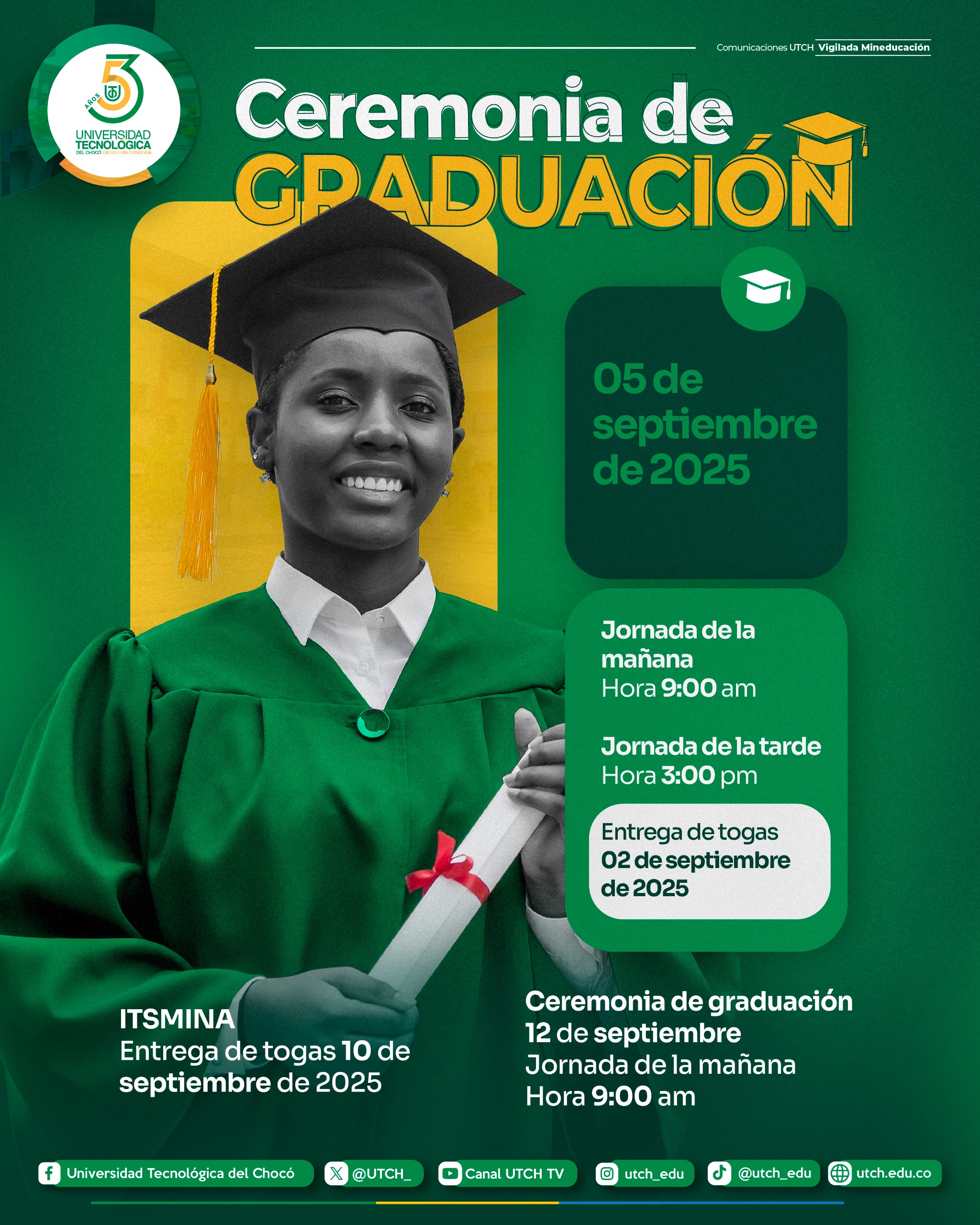 Listado de ceremonia de graduación