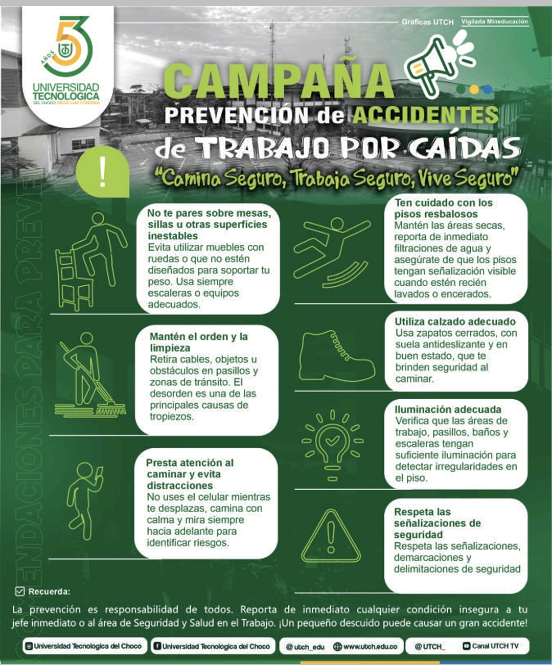  Campaña de Prevención de Caídas en el Trabajo