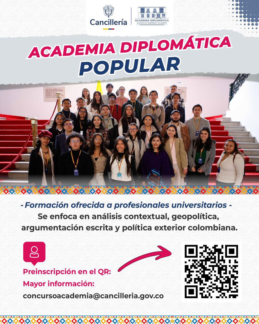 Convocatoria abierta: Estrategia Academia Diplomática Popular