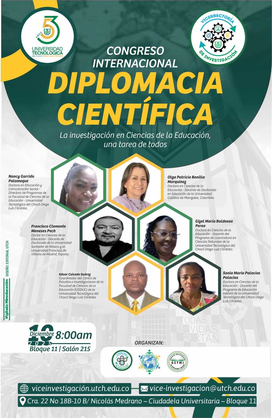 UTCH invita al Congreso Internacional de Diplomacia Científica: un espacio para fortalecer la investigación educativa
