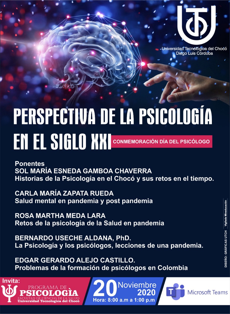 UTCH Conmemorará el Día Psicólogo, con el conversatorio “Perspectivas de la Psicología en el siglo XXI”